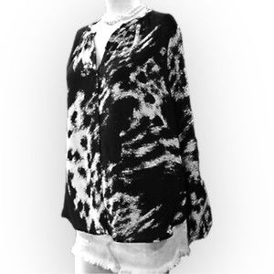 Yoana Baraschi Long Sleeve Blouse Size Medium